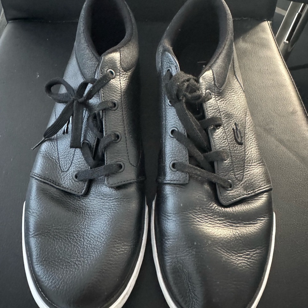 Lacoste Black Leather Men's Sneakers